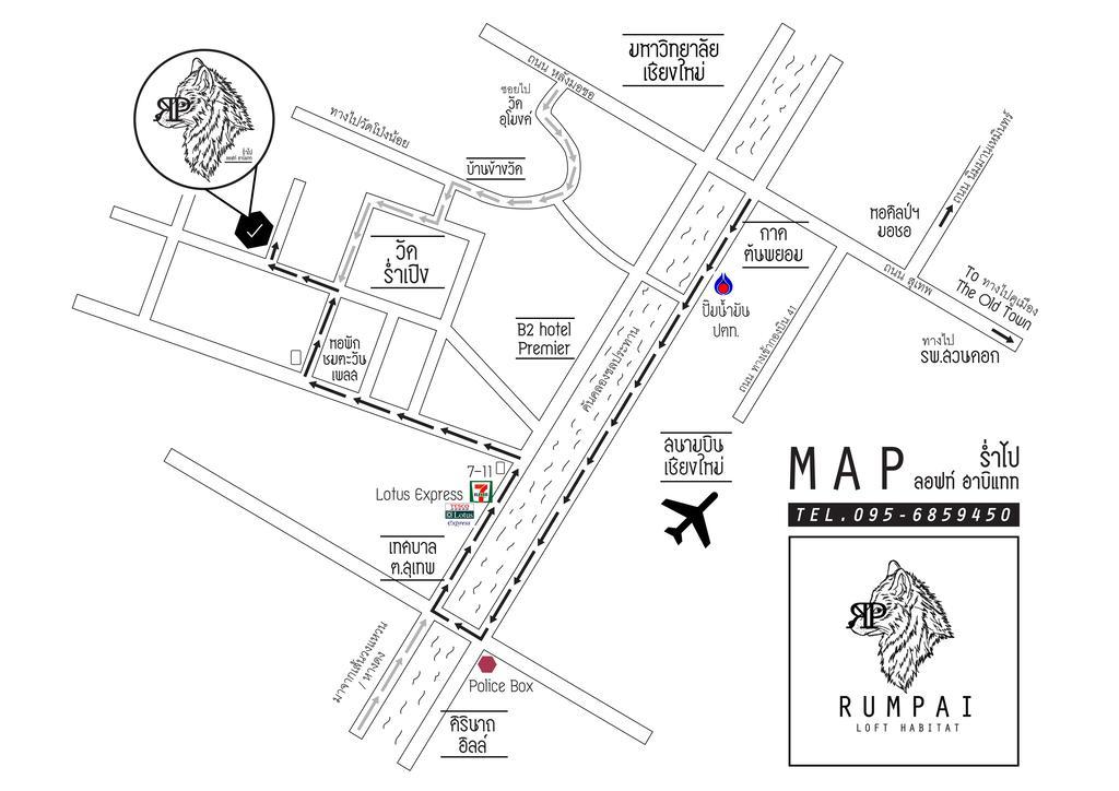 Rumpai Loft Habitat Chiang Mai Dış mekan fotoğraf
